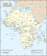 Inglés Mapa de África