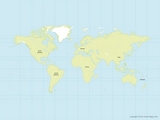 Mapa del mundo Continente