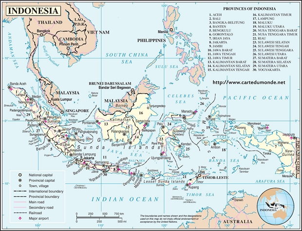 Mapa Indonesia