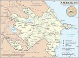 Mapa Azerbaiyán