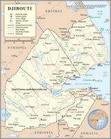 Mapa Djibouti