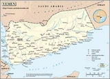 Mapa Yemen